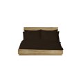 thumbnail image 2 of Gloria Solid Bed Sheet Sets, King, Brown, 4-Pieces, 2 of 3