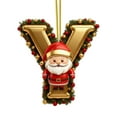 thumbnail image 1 of Rapeiae 26 Letters Christmas Tree Decoration Pendant Christmas Tree Ornaments Personalized Christmas Ornaments Christmas Decoration Xmas Tree Hanging Decor, 1 of 4