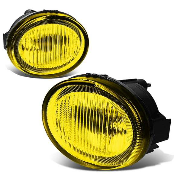 DNA Motoring FL-ZTL-166-AM For 2002 to 2003 Nissan Maxima A33 Pair Bumper Driving Fog Light Lamp Amber Lens