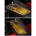 thumbnail image 4 of TINKI Carbon Fiber Center Console Panel Trim Sticker Compatible with Chevrolet Corvette C8 2020-2023, Console Storage Box Panel Cover Sticker Accessories, 2PCS, 4 of 12