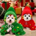 thumbnail image 6 of Miaocao Christmas Costume Cat Christmas Cloak with Star Hat, Lovely Xmas Tree Shape Dog Costume Cat Cloak with Adjustable Rope for Cats Puppy Kitten Small Dogs Pets Cosplay Party Xmas New Year, Red, 6 of 7