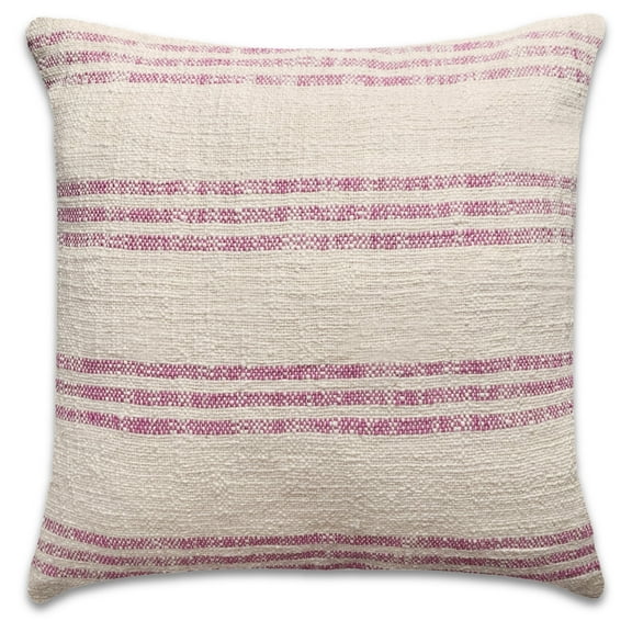 PILLOWPIA Trilli Striped Cotton Pillow Cover, 20'' x 20'', Decorative Throw Pillow Case