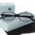 thumbnail image 2 of Gafas de lectura jinwen Lentes ópticos para niños Azul negro, 2 of 8