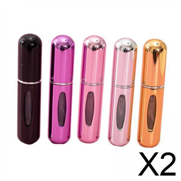 Botellas de vacío,Botellas de vacío Botellas con bomba de prensa de viaje,Botella vacía recargable Mini botella de spray de perfume,Botellas con bomba de loción Base