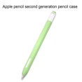 thumbnail image 2 of Housse de Protection en Silicone Souple, Compatible avec Apple Pencil 2ème Génération, Couleur Transparente Gelée, 2 of 5