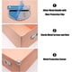 thumbnail image 3 of Caja de almacenamiento plegable, caja de memoria decorativa con tapa y esquinas reforzadas de metal, papelera de cartón con asas, caja de regalo organizadora para recuerdo, fotos,, 3 of 4