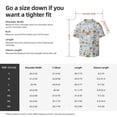 thumbnail image 5 of Goofa Carrot Rabbit Printed Men's Casual Short-sleeved Shirt,Lightweight Breathable Button-down,Summer Casual men's top,Versatile Fashion shirt-X-Large, 5 of 7