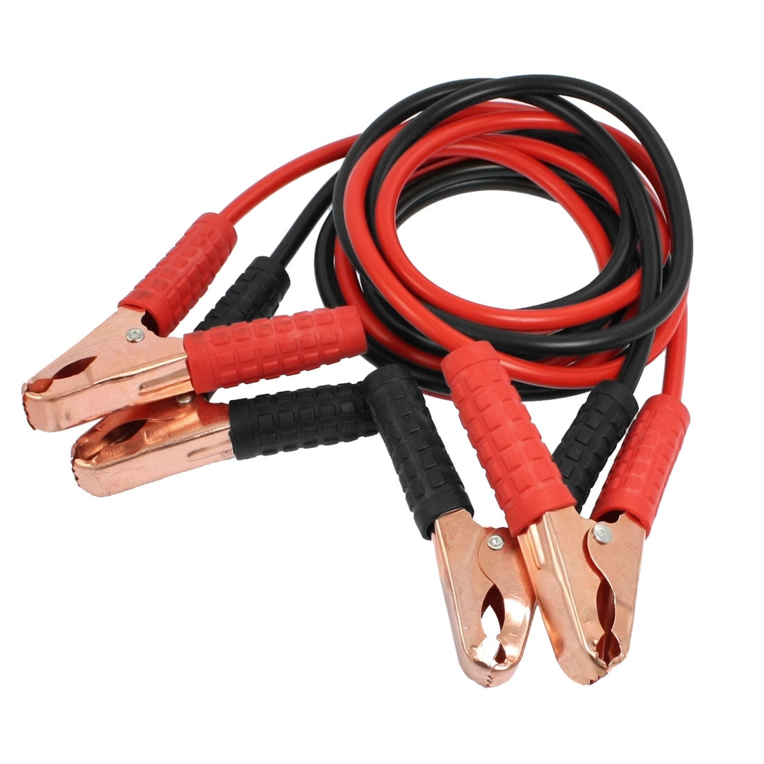 2 Pcs Alligator Battery Booster Clips Jumper Cable 200AMP Red Black