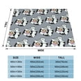 thumbnail image 4 of XMXT Throw Blanket, Cartoon Milk Drinking Machine Washable Blankets for Sofa, 50 x 40 inches, 4 of 9
