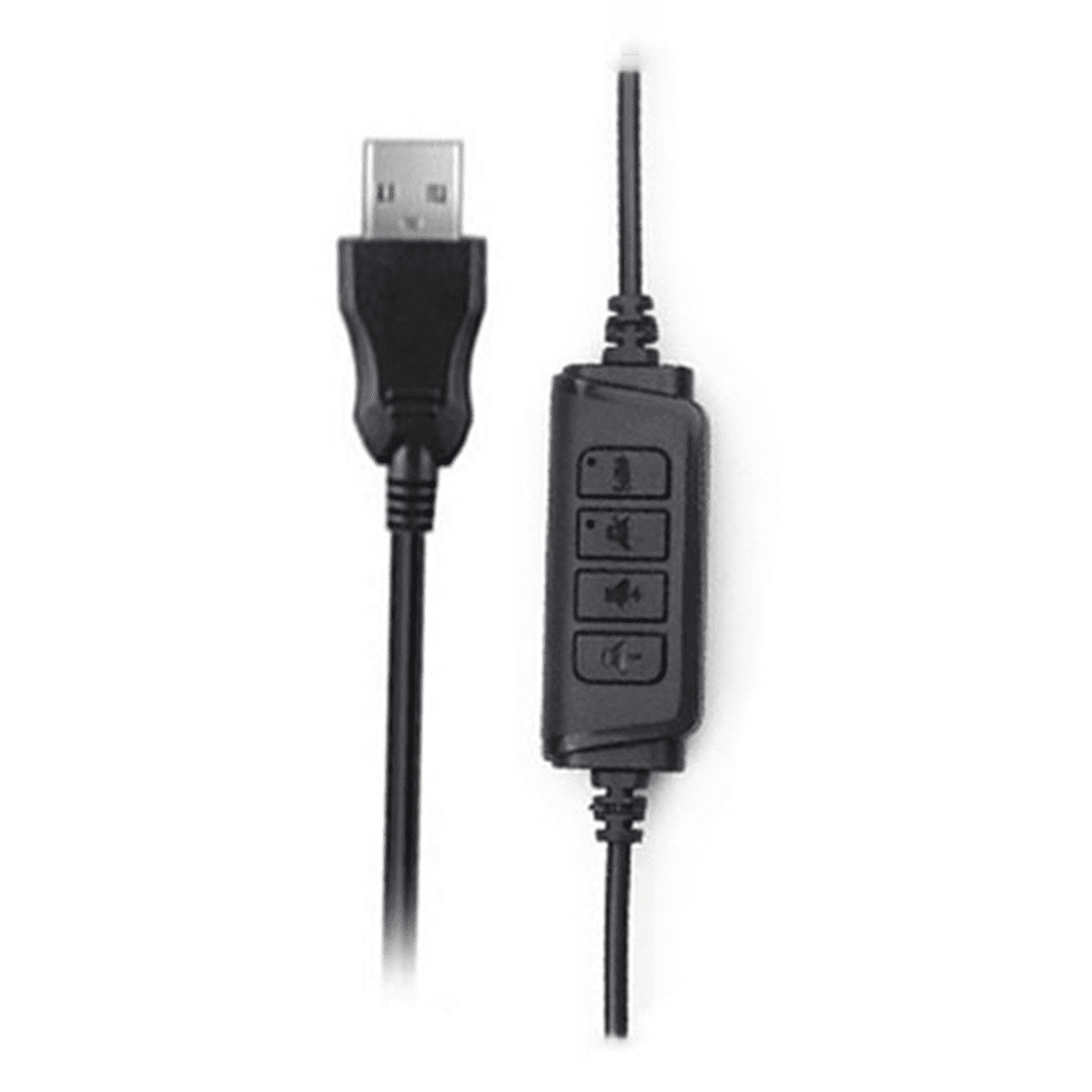 2X Wired USB Headset Call Center Headset with Microphone Game Noise Canceling over-Ear Headphones for Computer PC Laptop,2 x Headphones,Black