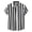 Black, variant on Fozruso Striped Button Down Shirt for Boys, Classic Short Sleeve Collared Shirt for Kids Daily Casual Wear