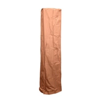 AZ Patio Heaters Square Glass Tube Patio Heater Cover in Paprika Red