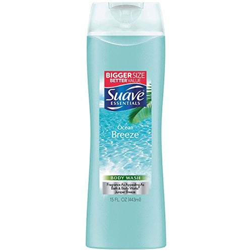 Suave Essentials Body Wash, Ocean Breeze