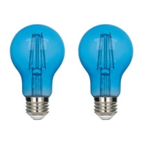 Westinghouse 4.5 Watt (40 Watt Equivalent) Blue A19 Omni Filament LED Light Bulb Medium (E26) Base, 2-Pack