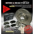 thumbnail image 1 of DK1653-3D Front Drilled Rotors and Ultimate HD Semi-Metallic Brake Pads and Hardware Set Kit, 1 of 9