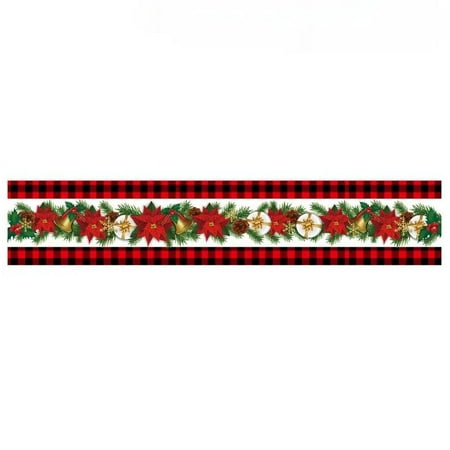

2023 Christmas Table Runner Cloth Merry Christmas Decoration for Home Tablecloth Xmas Cristmas Ornament Navidad New Year 2024 -72x13 inches