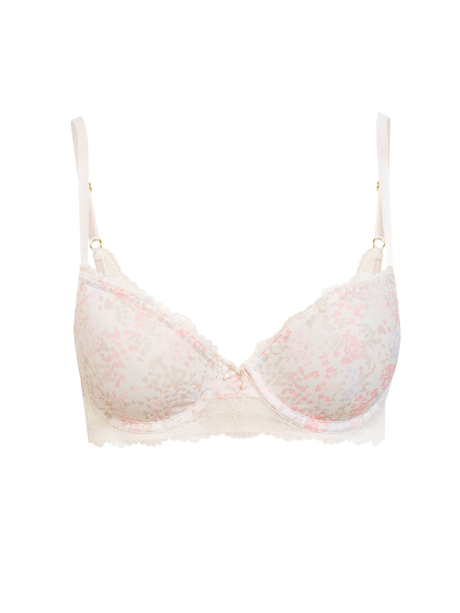 Jessica Simpson Women's Lace & Micro Demi Bra, Size 34B-40DD