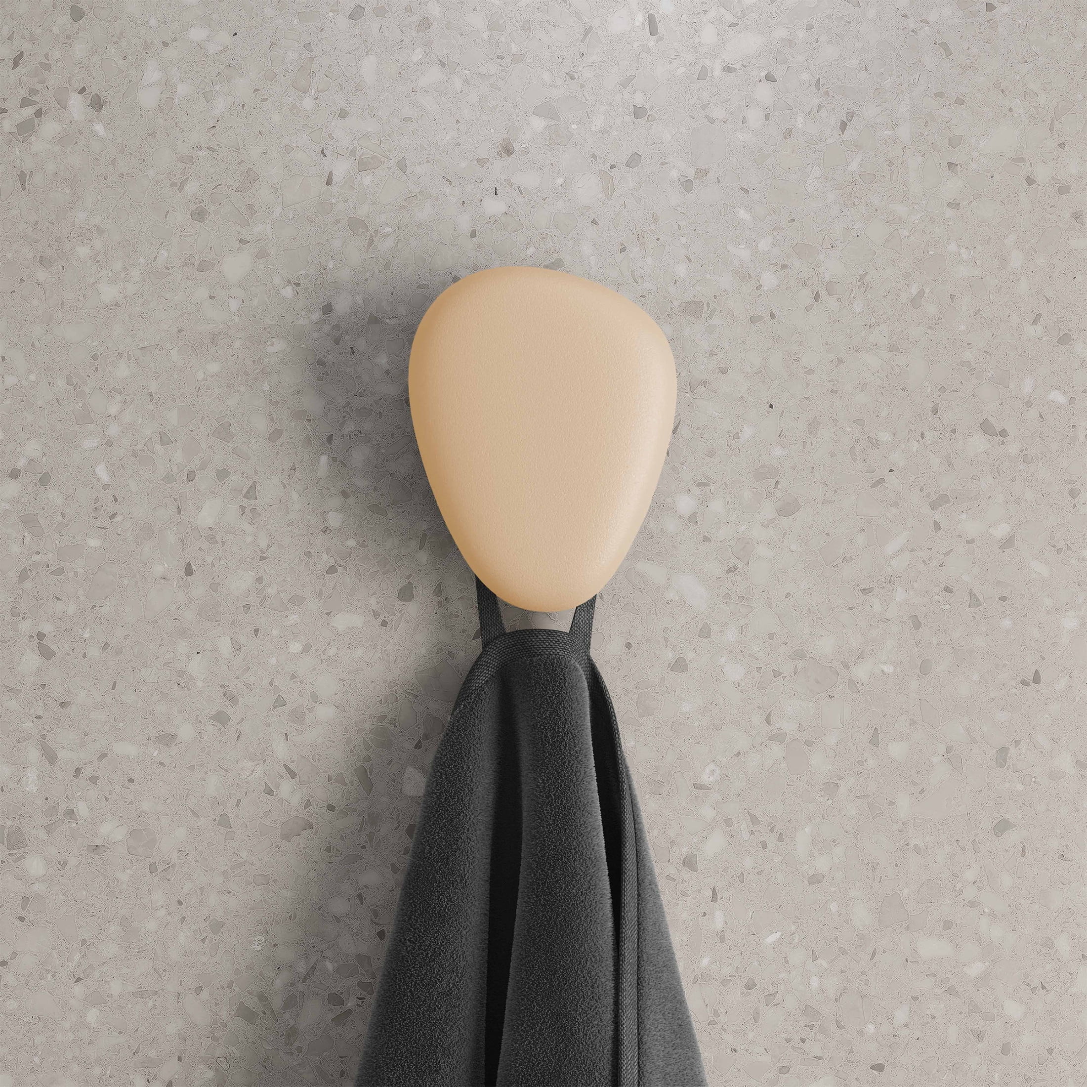 Plaisir Concrete Bathroom Robe Hook in Sand