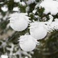 thumbnail image 3 of Bolas navideñas de espuma blanca irrompibles de 10/8/6 cm para decorar el árbol de Navidad, adornos navideños, decoraciones para árboles de Navidad, 3 of 5
