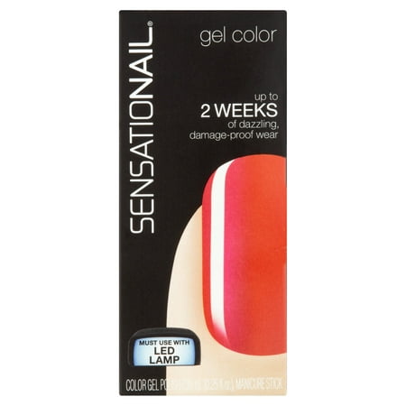 SensatioNail Gel couleur Vernis à ongles, Tropical Punch, 0,25 fl oz