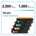 thumbnail image 3 of Cool Toner Compatible Toner Cartridge Replacement for Brother TN-331 MFC-L8600CDW MFC-L8850CDW HL-L8350CDW HL-L8350CDWT HL-4150CDN MFC-9970CDW（Black,Cyan,Magenta,Yellow, 4-Pack), 3 of 9