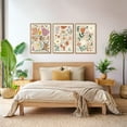 thumbnail image 3 of FCCUYE Botanical Farmhouse Wall Art Set, d Boho Plant Wall Decor, Neutral Minimalist Floral Wall Painting, Rustic Wildflower Canvas Art Prints for Living Room, Bedroom, Bathroom - Large 16"x24"x3, 3 of 7