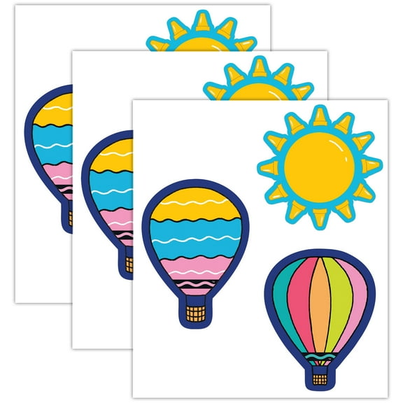 Eureka Crayola Colors of Kindness Paper Cut-Outs, 36 Per Pack, 3 Packs