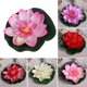 thumbnail image 2 of Flores flotantes artificiales de loto, nenúfar, plantas de jardín para tanque, estanque, decoración, 2 of 5