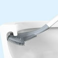 thumbnail image 4 of Cepillo de baño con cabezal de cepillo de golf, 1 paquete de cepillo de baño de golf para esquinas y grietas, cepillo de baño de silicona integrado, sin óxido con mango extra largo, cepillo de baño, 4 of 5