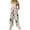 Green, variant on Women's Casual Loose Jumpsuit with Christmas Print, Army Green, Size L