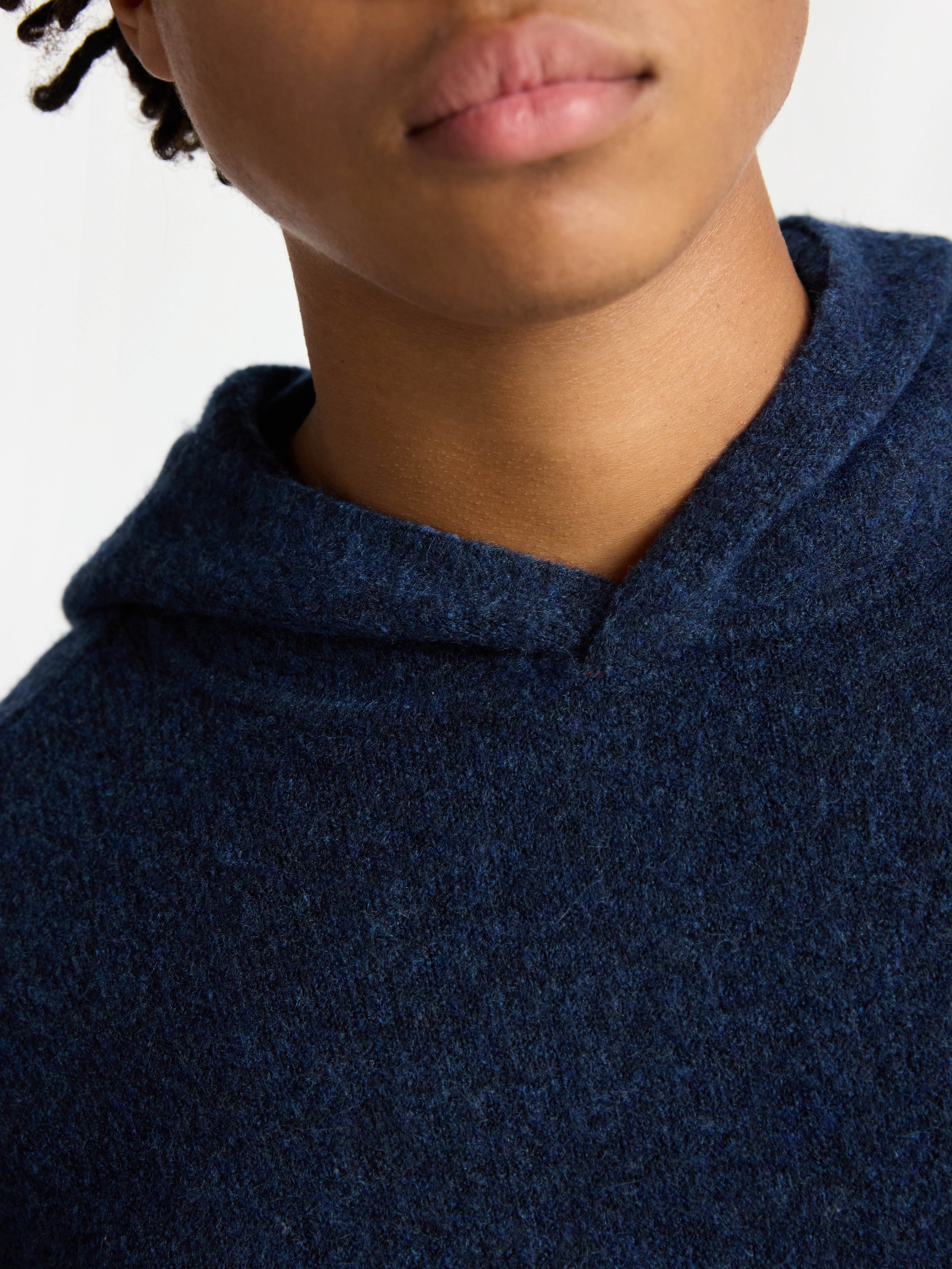No Boundaries Brushed Hooded Sweater with Long Sleeves, Midweight, Men's & Big Men's XS-3XL
