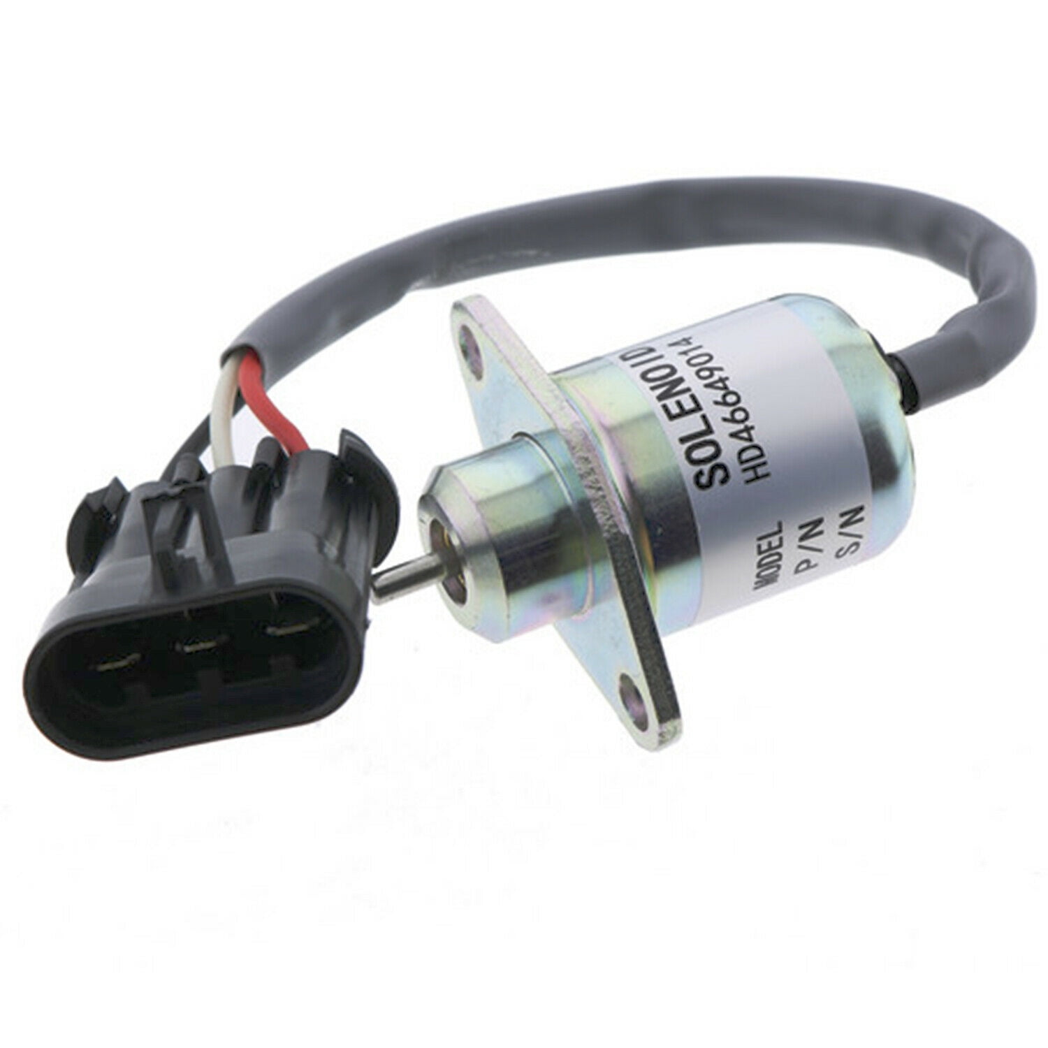 Fridayparts 12V Fuel Shutoff Solenoid 6670602 for Bobcat Skid Steer