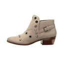 thumbnail image 2 of Sam Edelman Pedra Suede Pull On Ankle Boots Putty Taupe Suede Western Booties (PUTTY, 8), 2 of 2
