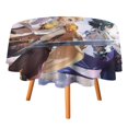 thumbnail image 3 of Genshin Impact Round Tablecloth Print Decorative Table Cover Washable Table Cloths for Dining Party Picnic 50x50in, 3 of 8
