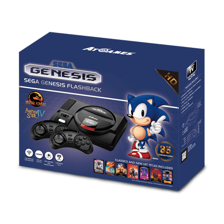 Sega Genesis Flashback, Black, FB3680 (Best Sega Genesis Rpg Games)