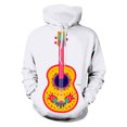 thumbnail image 2 of WILLBEST Style Chandail à Capuchon Homme Style Décontracté Carnaval Guitare Imprimé Chandail à Capuche Manches Longues Chandail à Capuchon, 2 of 3