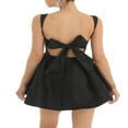 thumbnail image 3 of Women Sleeveless Mini Backless Dress Spaghetti Strap A Line Cocktail Dresses, 3 of 5