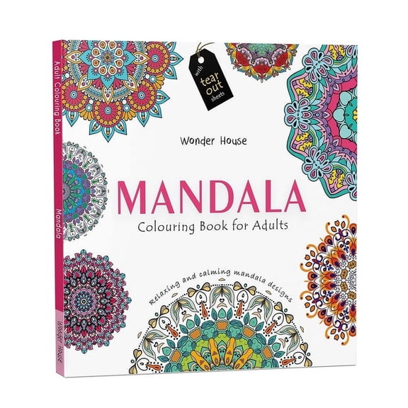 Mandala: Colouring Books for Adults with Tear Out Sheets, (Paperback)