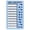 Blue#02, variant on CoreLiving ADHD Visual Schedule Reminder, Sliding Routine Chart to Do List, Daily Chore Chart Task Planning Board, My Chores Checklist for Adults, 1 Count
