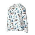 thumbnail image 2 of Fotbe Undersea Animals Men's Women's UPF 50+ Sun Protection Jacket Hooded Cooling Shirt with Pockets Hiking Outdoor Performance-3X-Large, 2 of 8
