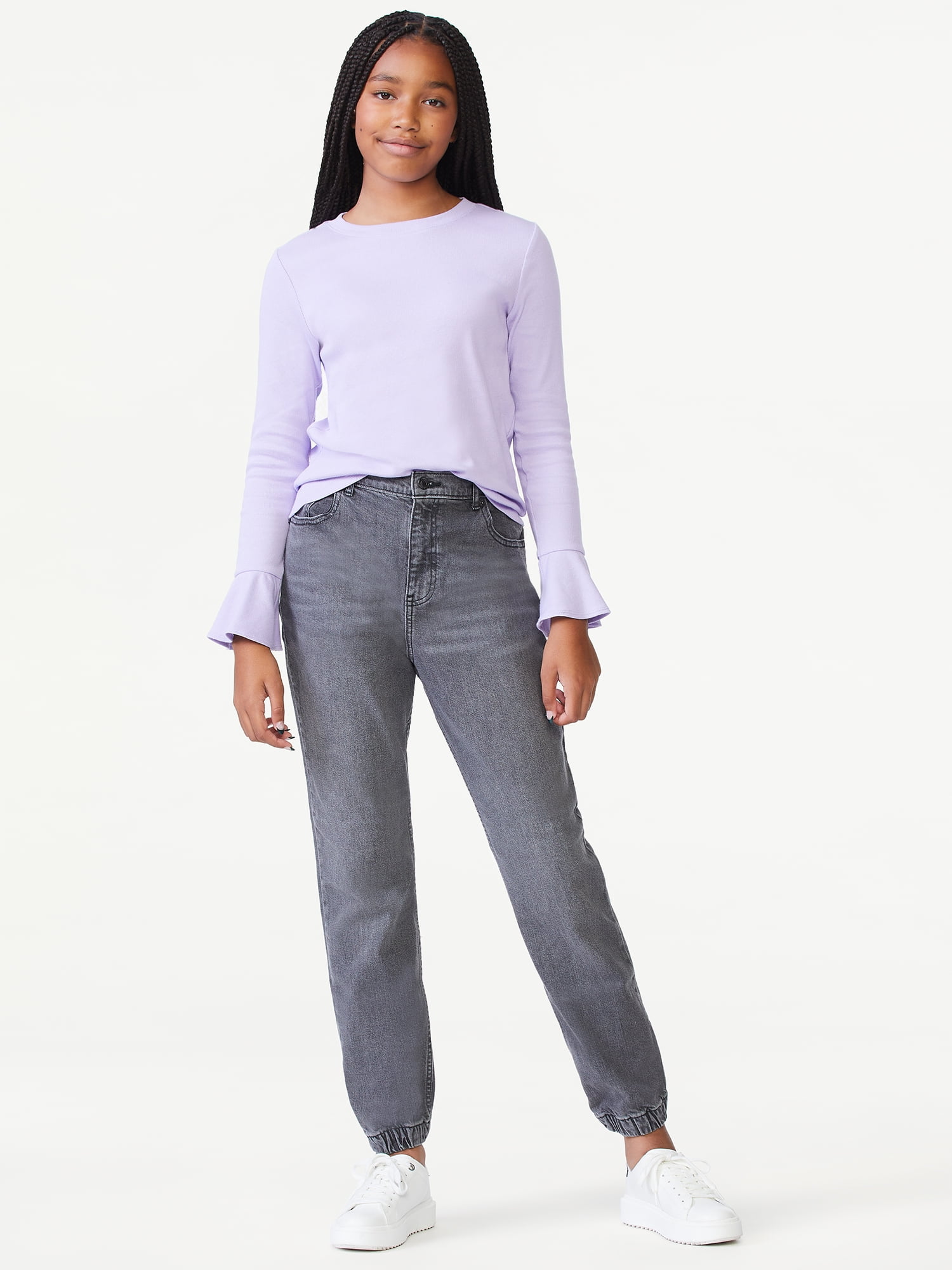 Free Assembly Girls Jogger Jeans, Sizes 4-18