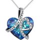 thumbnail image 1 of Fashion Lady Fashion Love Heart Pendant Rhinestone Necklace Clavicle Chain Jewelry Jewelry Accessory Gift, 1 of 4