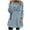 Blue, variant on WREESH Womens Fashion Sweatshirt Fuzzy Fleece Crewneck Sweatshirt Print Pullover Plus Size Long Sleeve Tops Round- Neck And Winter Loose Pocket Warm Blouse Tops Black