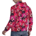 thumbnail image 6 of Sikiie Orchids Flowers Men's Hoodie, Essentials Hoodie, Sweatshirt, Pullover Hooded Sweatshirt for Men-3X-Large, 6 of 7