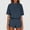 Navy, variant on Laipiong Womens 2 Piece Short Sets Lightweight Summer Casual Solid Tops and Shorts Suits Trendy Loose Fit Workout Outfits short sets for women 2 piece