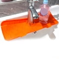 thumbnail image 1 of Protector contra salpicaduras de grifo Soledad de silicona impermeable 15x6 pulgadas, 1 of 7