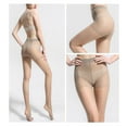 thumbnail image 5 of 2 Pairs Women Pantyhose, Fashion Sexy Soft Ultra-thin Breathable Elastic Nylon Thigh High Waist Stocking Leggings for Party and Daily Wear, 5 of 8