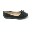 thumbnail image 2 of Victoria K Women's Double Bow With Big Rhinestone Ballerina Flats, 2 of 5