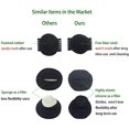 thumbnail image 2 of 1 Pair Relief Achy Pain Foot Cushioned Arch Support Protect Foot Sole Angel Green, 2 of 5