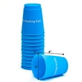 thumbnail image 2 of Gobelets Empilables Rapides - Ensemble de 12 Gobelets Empilables pour Sport - par Trademark Innovations (Bleu), 2 of 4